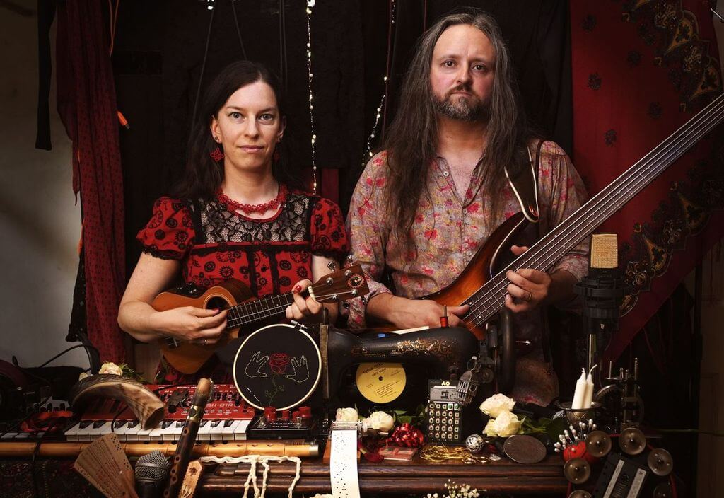 Cantor Sarah Myerson and musician Ilya Shneyveys who are now on tour with the ‘Rose Cohen Experience.’ 