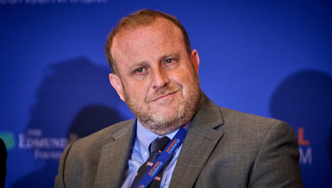 Jeremy Carl speaks at the National Conservatism Conference in Washington D.C., Sept. 3, 2025.