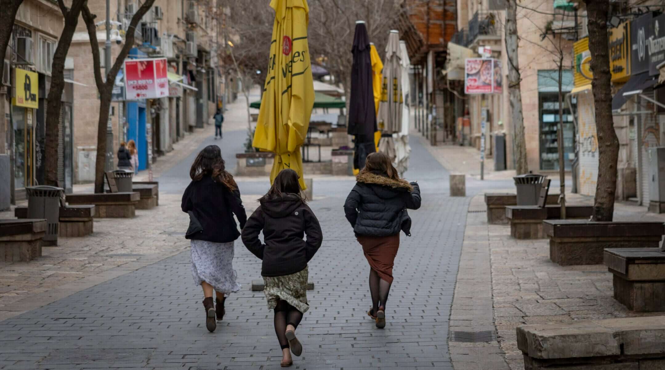 Sirens, shelters and an empty Old City: Jerusalem rattled on the first day of...