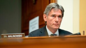 Tom Malinowski speaks during a House Foreign Affairs Committee hearing in Washington, DC, Sept. 16, 2020.