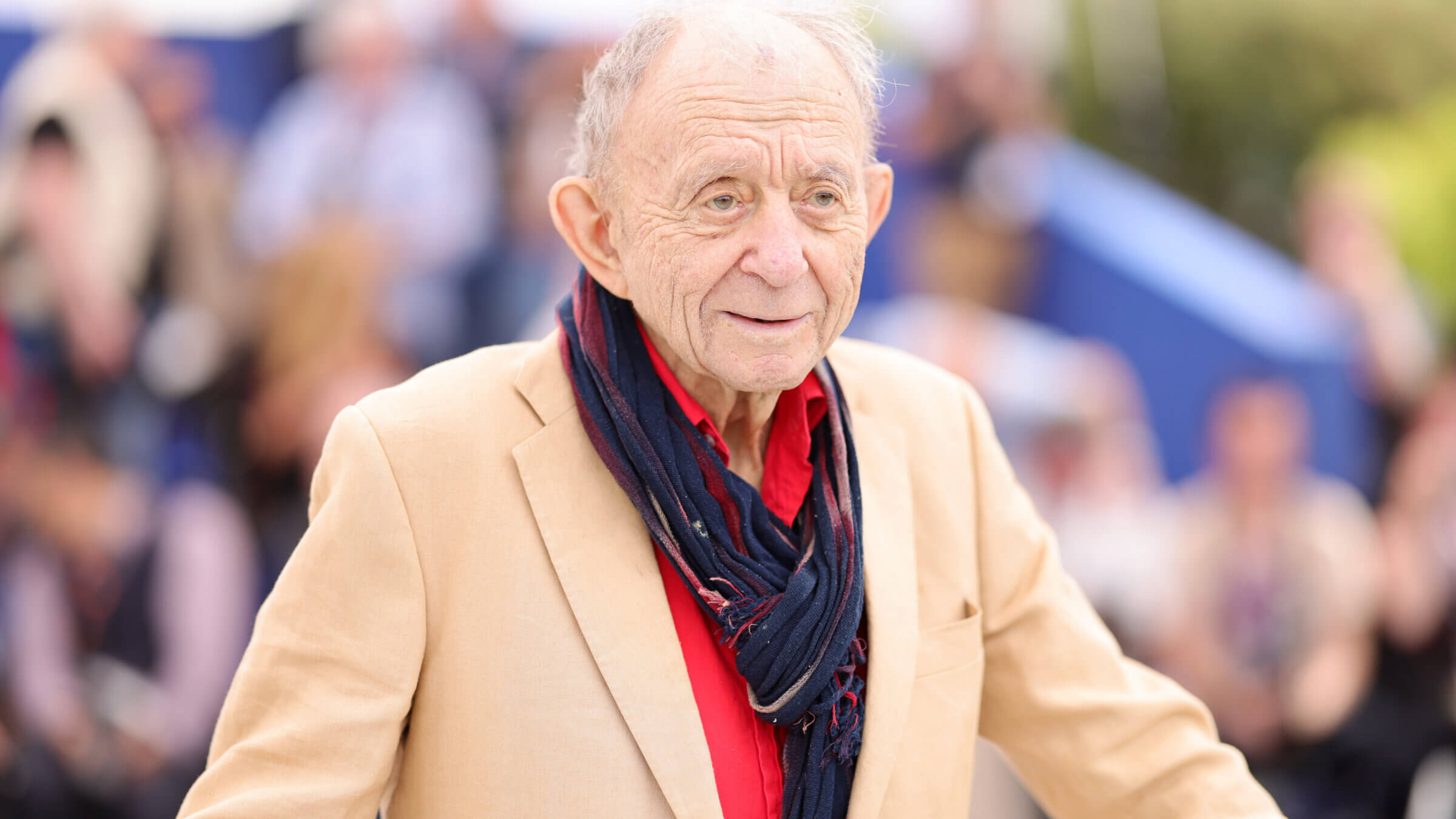 Frederick Wiseman attends the 2024 Cannes Film Festival.
