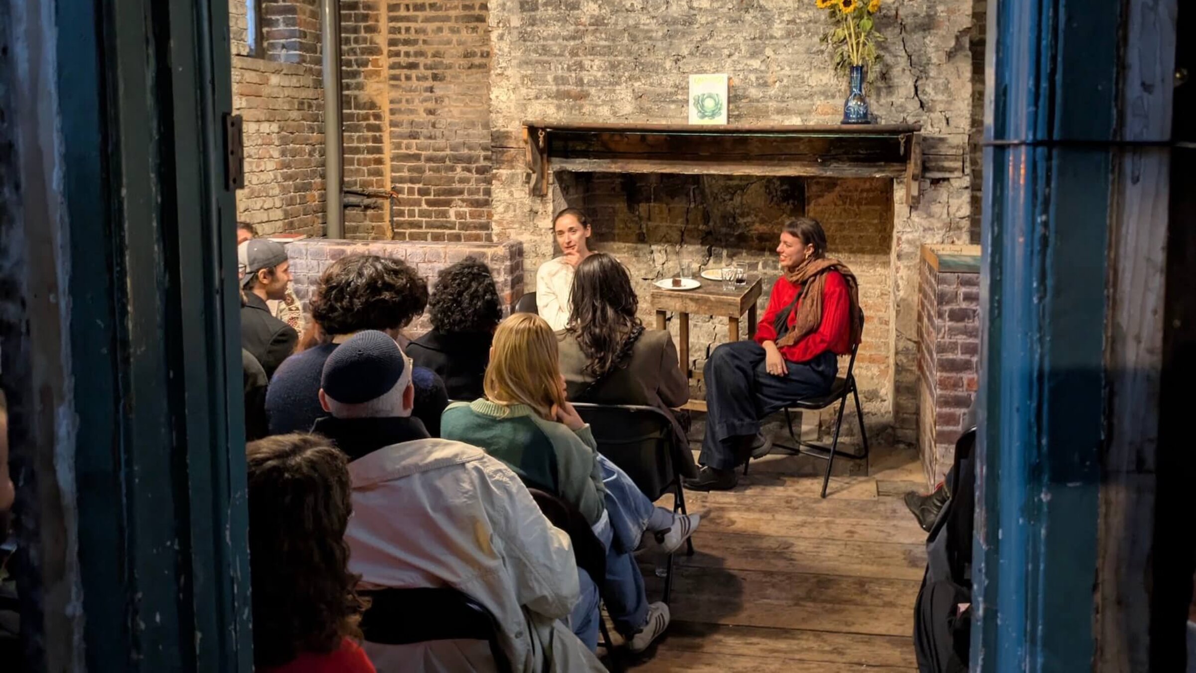 Alissa Timoshkina in conversation with Aleph Ross at a Jargon event, Oct. 5, 2025.