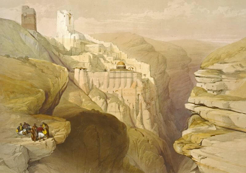 'Mar Saba,' by David Roberts.