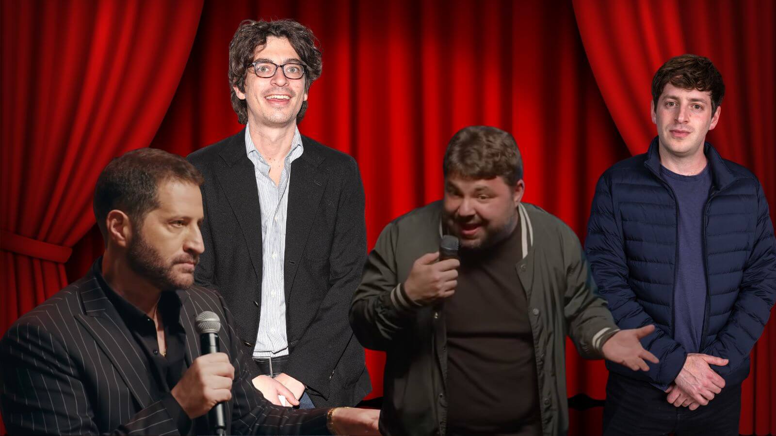 Modi Rosenfeld, Adam Friedland, Raanan Hershberg, and Alex Edelman — just a few of the new faces of Jewish comedy, most of whom made their name on YouTube and TikTok.