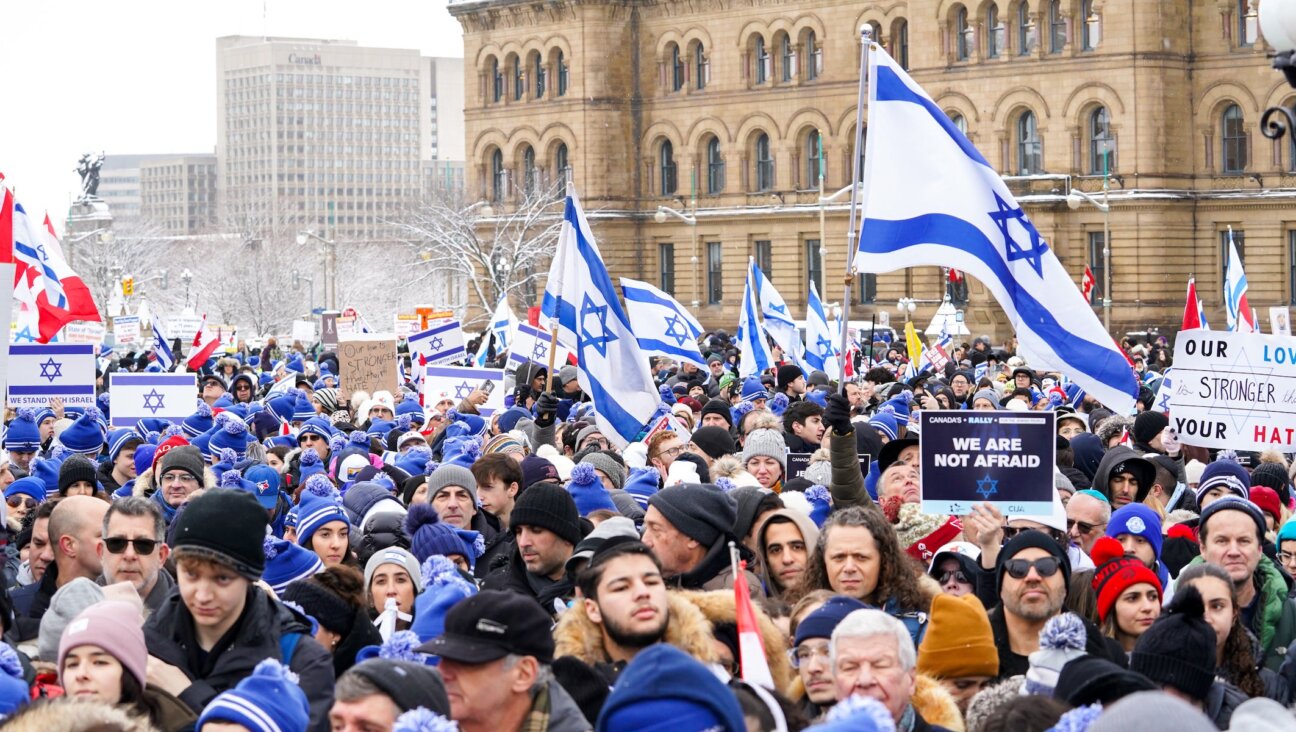 :People attend Canada's Rally for The Jewish People at Parliament Hill in Ottawa on Dec. 4, 2023.