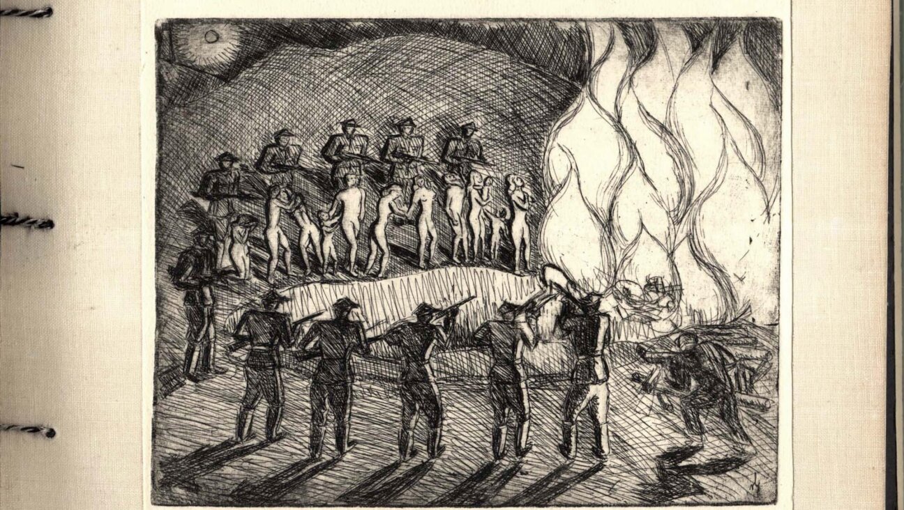 רעגינע ליכטער־לירון, „עקסעקוציע“, 1945, פֿונעם אַלבאָם 1939־1945