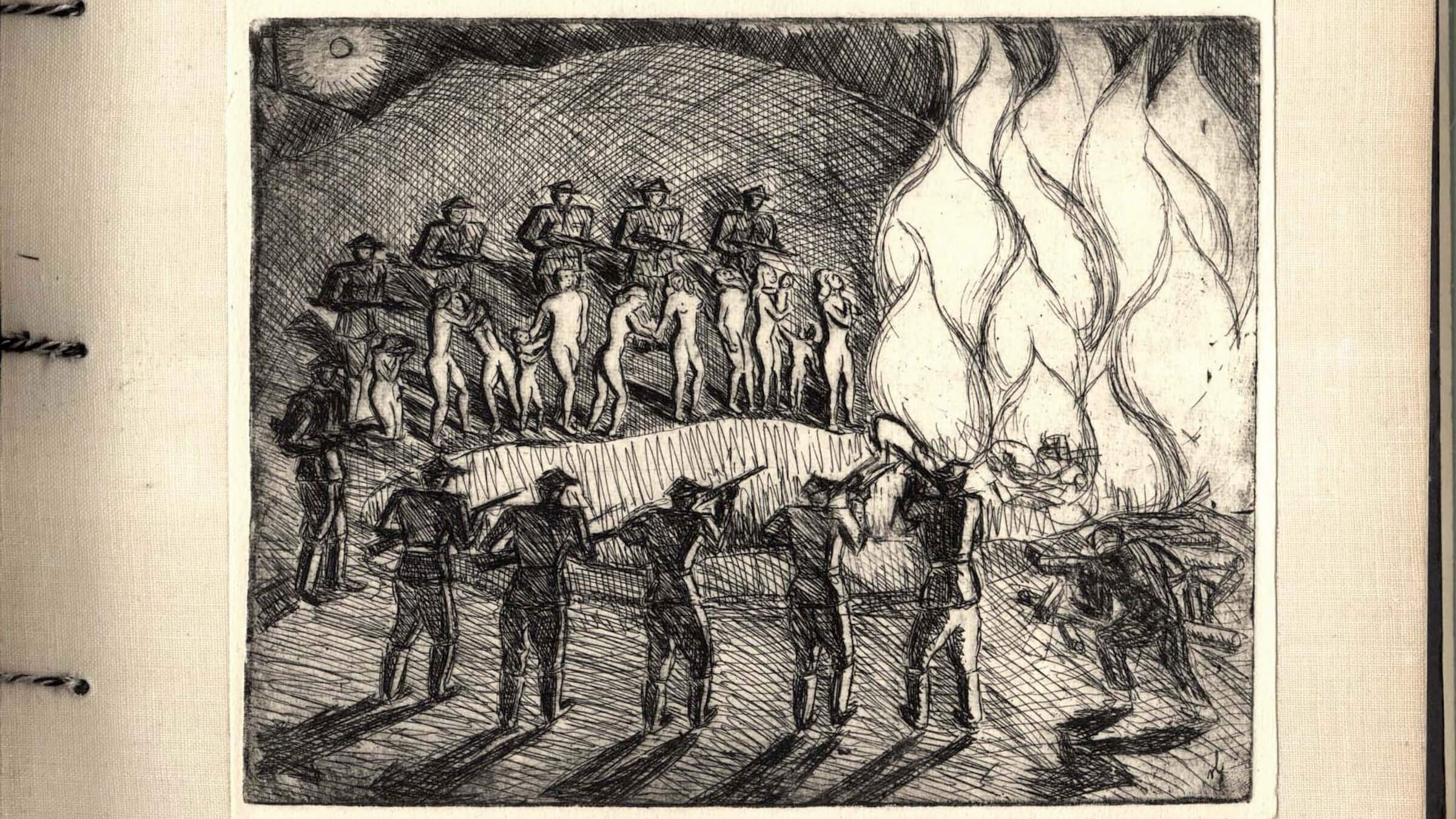 רעגינע ליכטער־לירון, „עקסעקוציע“, פֿון איר אַלבאָם „1945-1939“, 1945