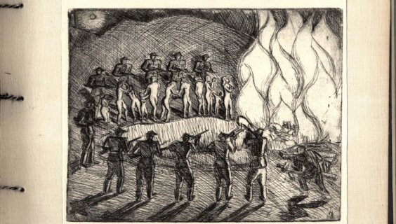 רעגינע ליכטער־לירון, „עקסעקוציע“, פֿון איר אַלבאָם „1945-1939“, 1945