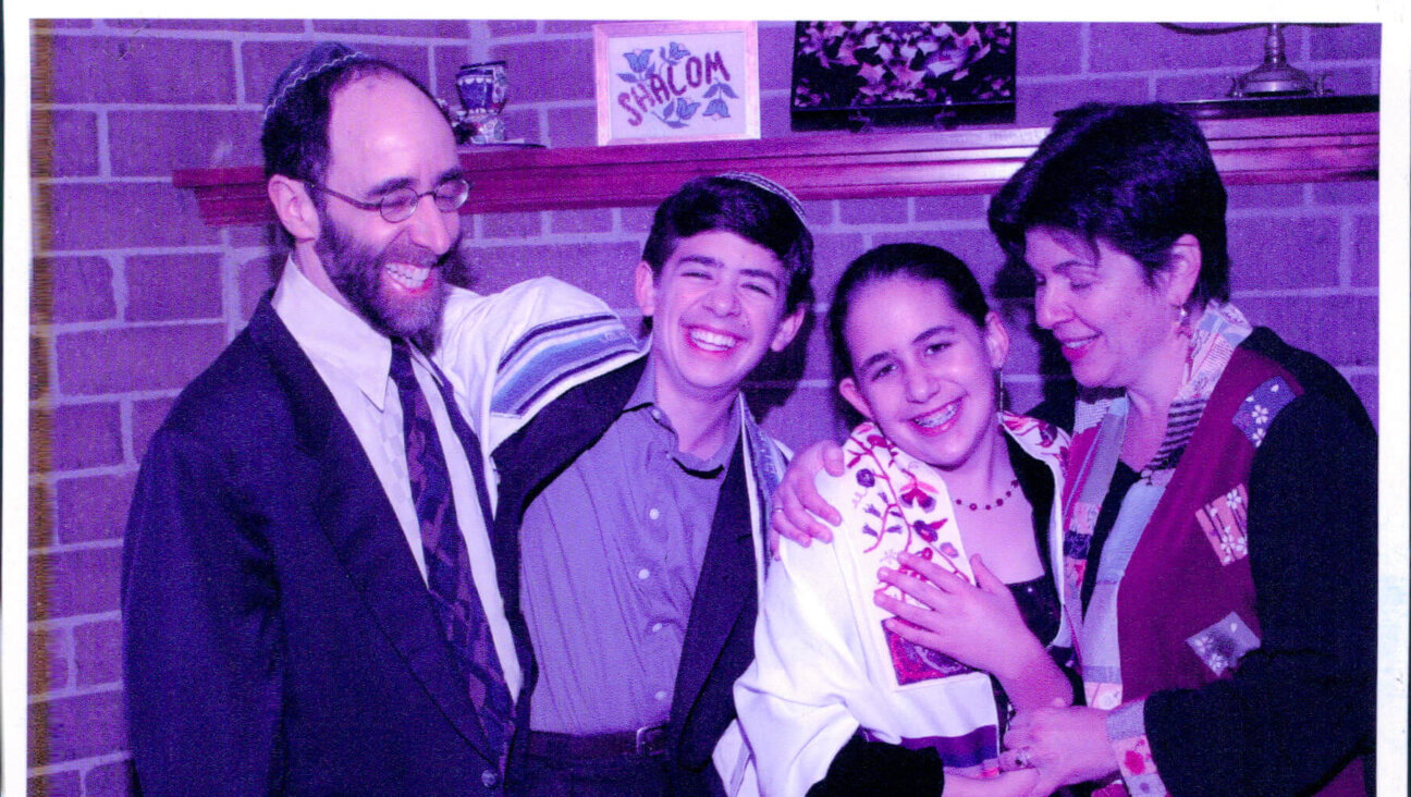 The Zax-Graham family, celebrating the author's bat mitzvah in 2006.