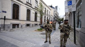 Belgium steps up security around the country as threats escalate against Jewish communities in Europe. (Dursun Aydemir/Anadolu via Getty Images)
