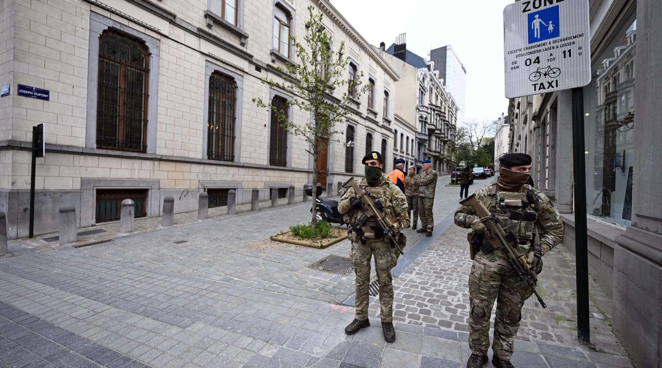 Belgium steps up security around the country as threats escalate against Jewish communities in Europe. (Dursun Aydemir/Anadolu via Getty Images)