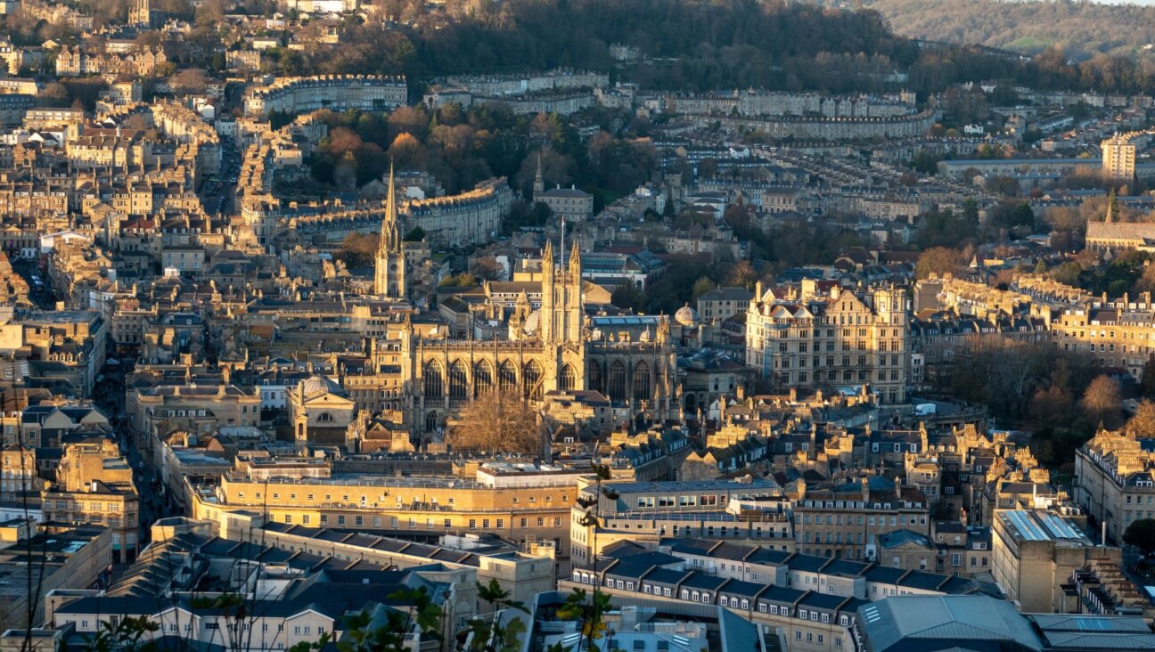 A bird’s eye view of the ancient Roman city of Bath, England. (Matt Cardy/Getty Images)