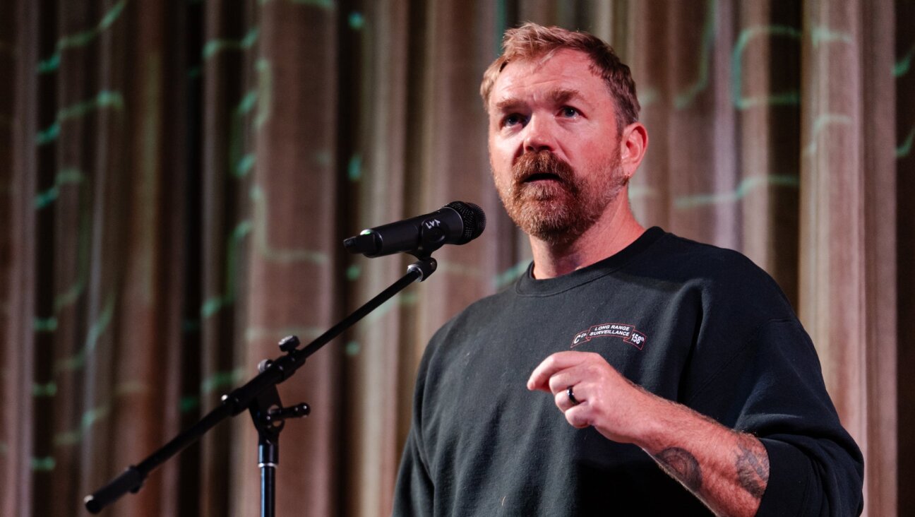 U.S. senatorial candidate from Maine Graham Platner speaks at a town hall at the Leavitt Theater on October 22, 2025 in Ogunquit, Maine. Platner, a veteran of the U.S. Marines and an oyster farmer, is running for the seat held by Sen. Susan Collins (R-ME).