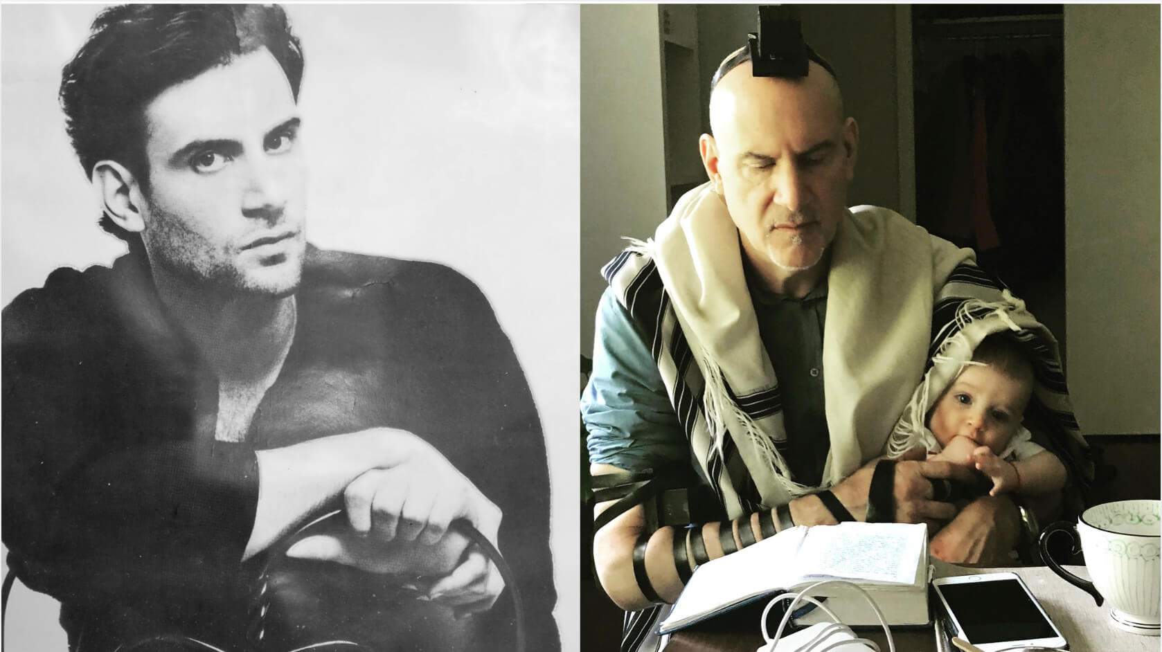 Two of the many sides of Peter Himmelman.