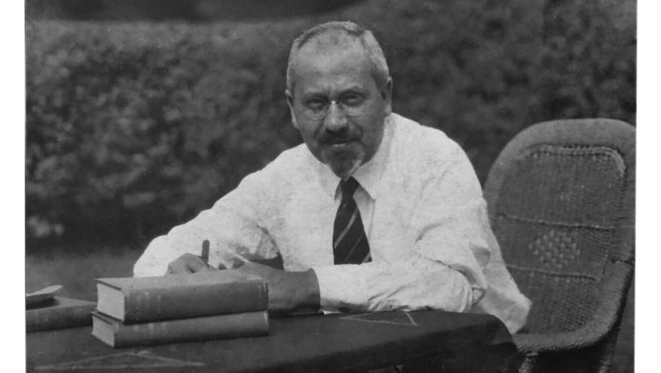 Rabbi Mordecai Kaplan, the subject of Jenna Weissman Joselit's biography, liked to do his work outdoors when weather allowed.