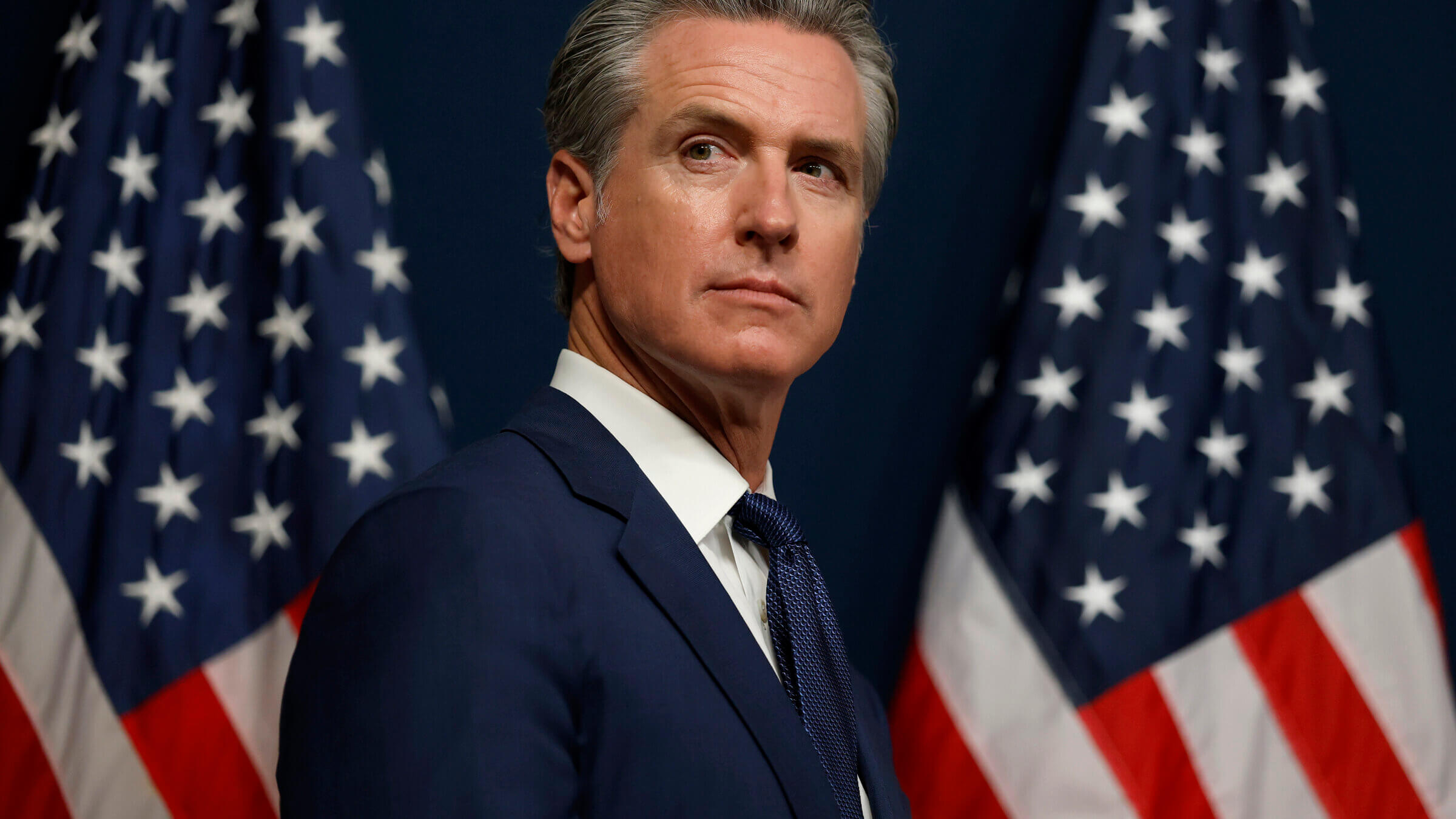 California Gov. Gavin Newsom said comments comparing Israel to an "apartheid state" referred to a direction Israel was headed, but the clarification has failed to satisfy some Jewish leaders.