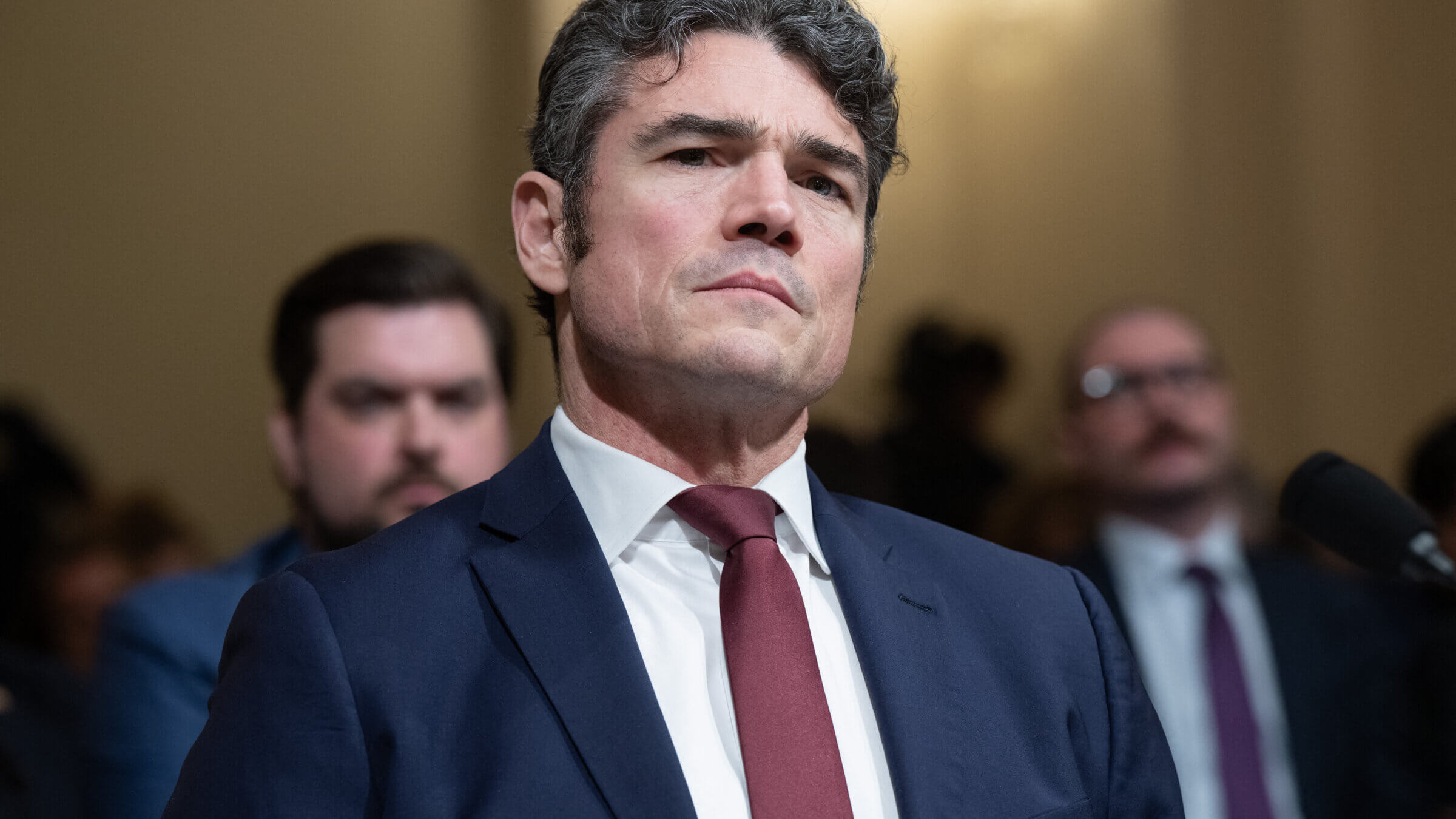 Joe Kent, director of the National Counterterrorism Center, testifies during a House Homeland Security Committee hearing in December.