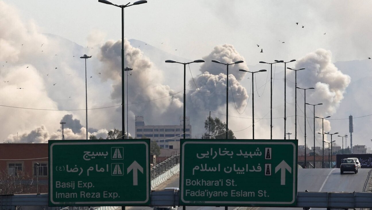 Smoke rising after a strike on the Iranian capital of Tehran on March 5. 