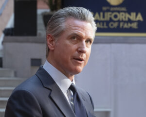 Newsom came under fire from Jewish leaders over earlier comments about Israel.