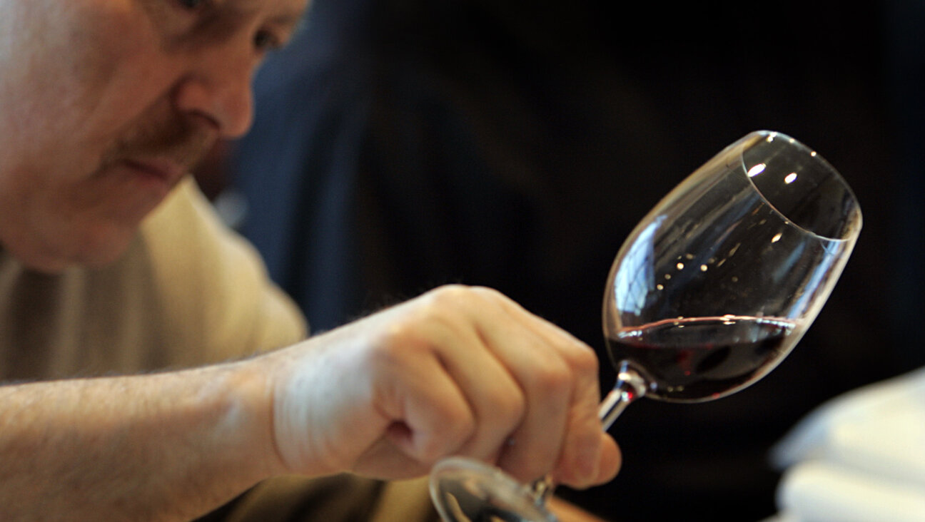 A glass of wine offered at the Passover Seder.