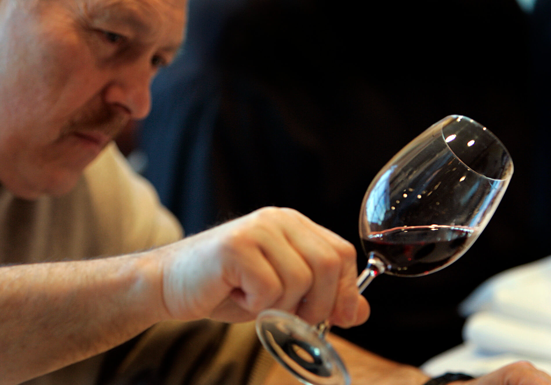 A glass of wine offered at the Passover Seder.