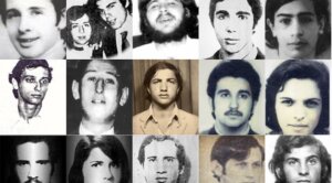 A gallery of young Argentinian Jews “disappeared” under the military junta beginning in 1976 is featured on the website of Eduiot, an educational memorial project. Fernando Brodsky is at top right. (Eduiot)