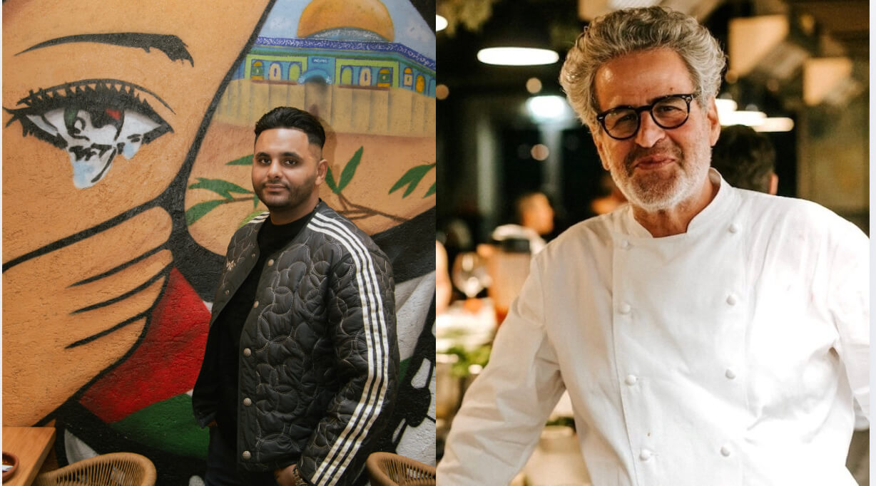 Abdul Elenani of Hinds Hall Ayat and Eyal Shani of Miznon.