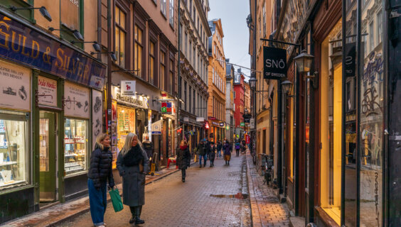 די וועסטערלאָנגאַטאַן־גאַס אין שטאָקהאָלם