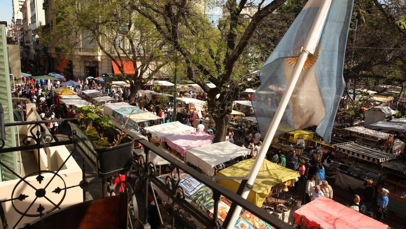 General view at Plaza Dorrego in San Telmo on Sept. 8, 2013 in Buenos Aires, Argentina.