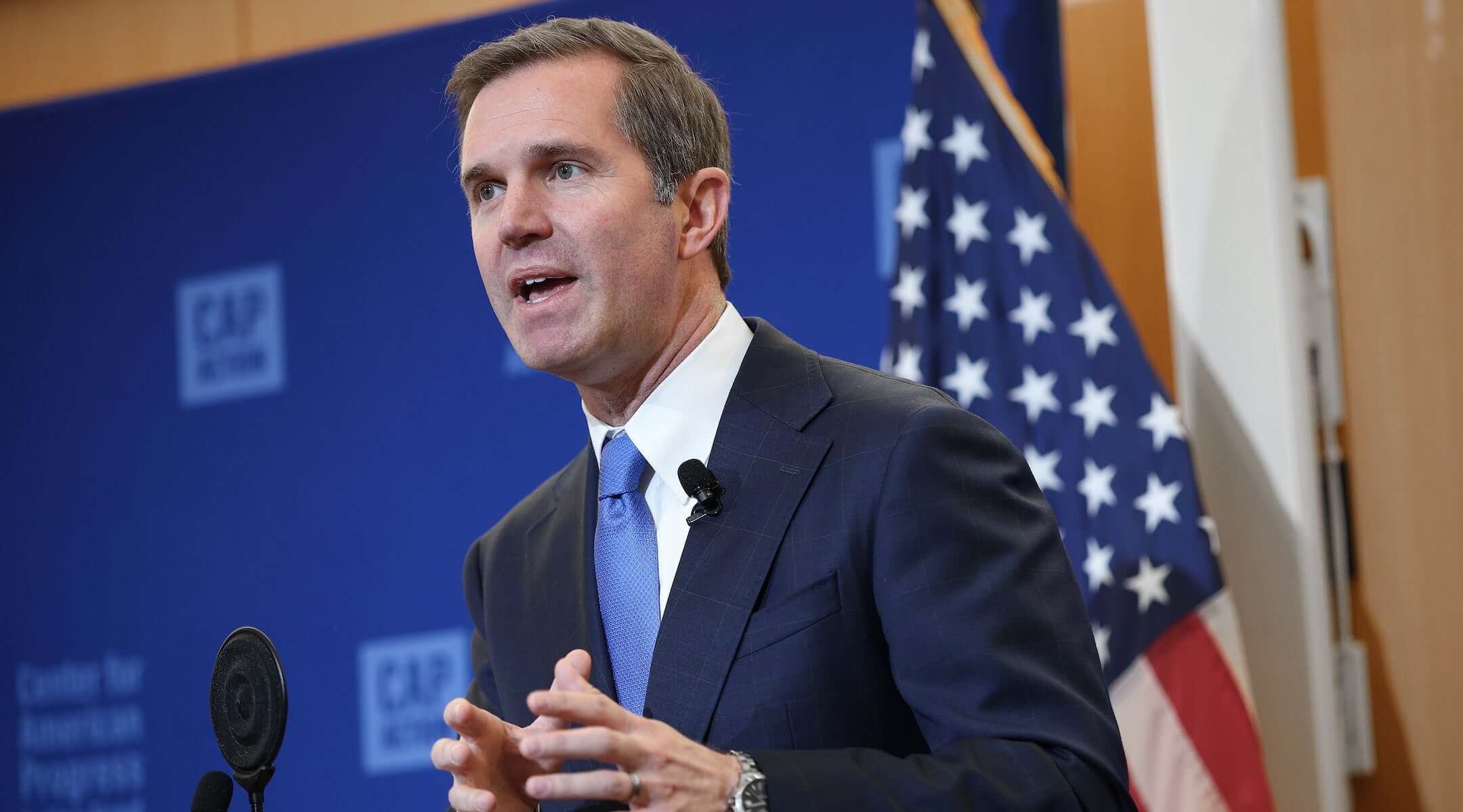Kentucky Gov. Andy Beshear criticizes Gaza ‘genocide’ discourse ‘litmus test’...