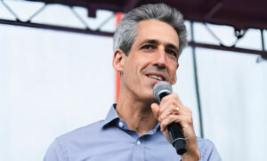 Daniel Biss, the Jewish mayor of Evanston and a congressional candidate. 
