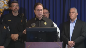 Oakland County Sheriff Michael Bouchard speaks during a press conference on March 19, 2026. (Screenshot)