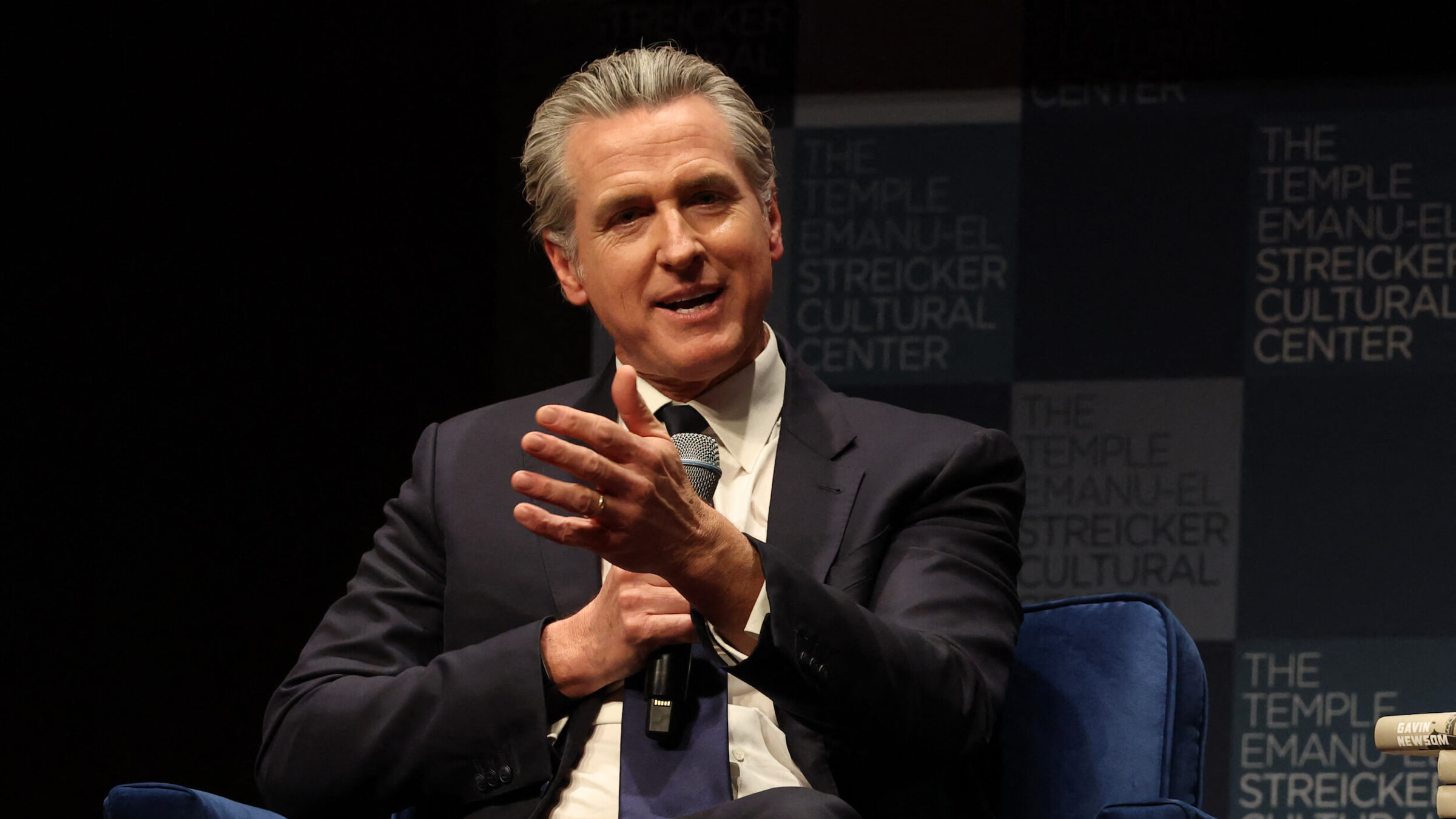 California Gov. Gavin Newsom on Feb. 24.