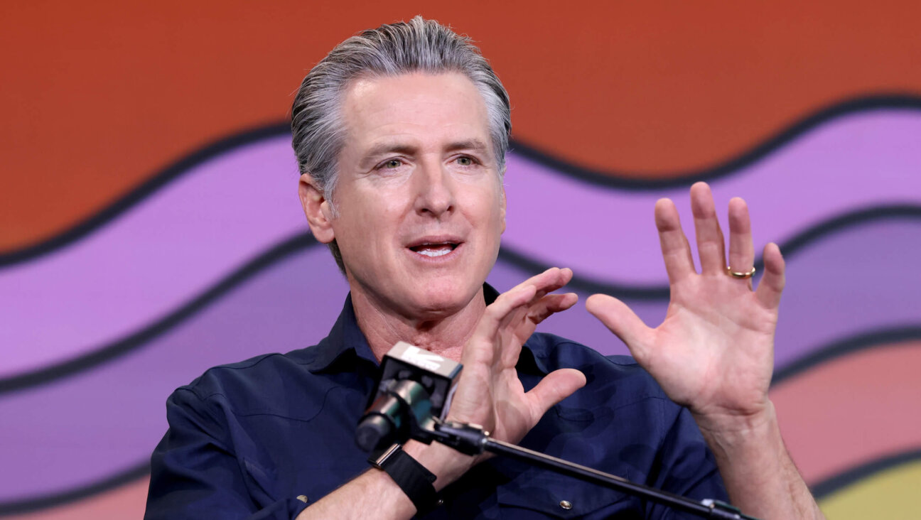 California Gov. Gavin Newsom speaks at the Vox Media Podcast Stage at SXSW on March 15 in Austin, Texas.