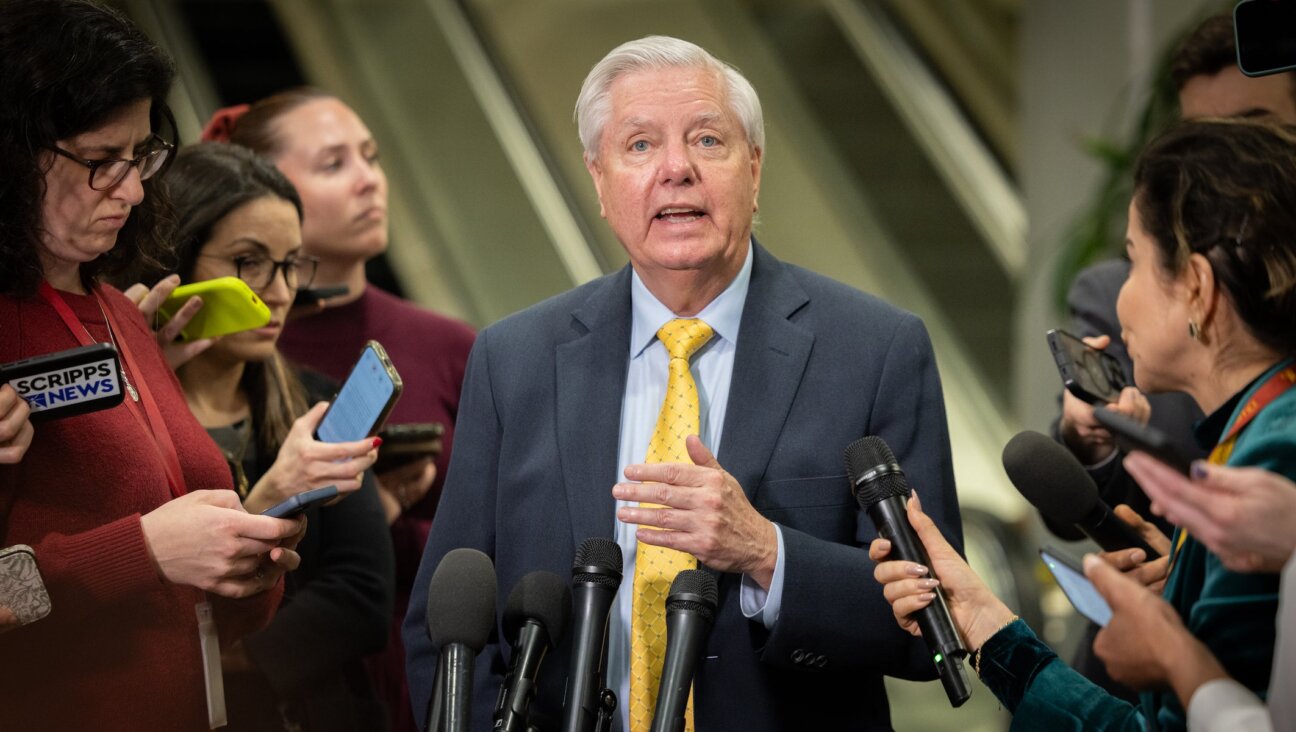 Senator Lindsey Graham speaks to reporters following a briefing by Trump administration officials to members of the Senate on U.S. strikes on Iran, at the U.S. Capitol in Washington, D.C. on March 3, 2026. (Nathan Posner/Anadolu via Getty Images)