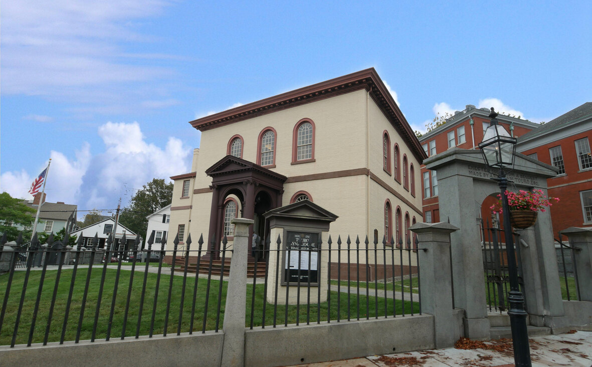 The Touro Synagogue in Newport, Rhode Island.