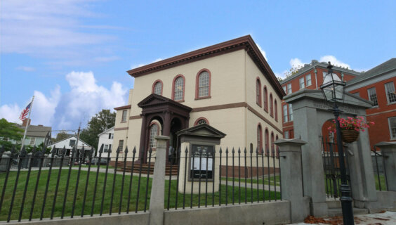 The Touro Synagogue in Newport, Rhode Island.