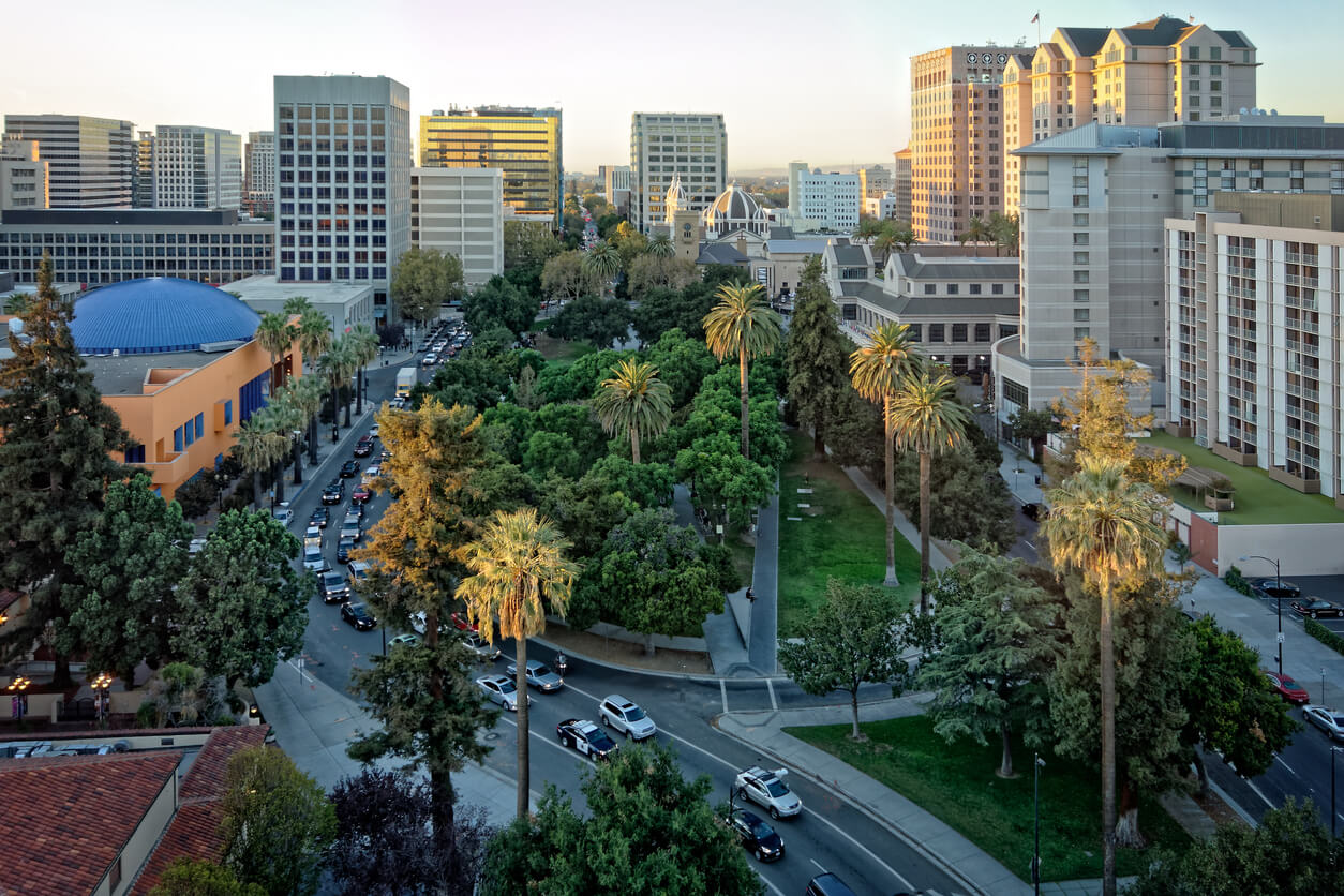 A view of San Jose, California.