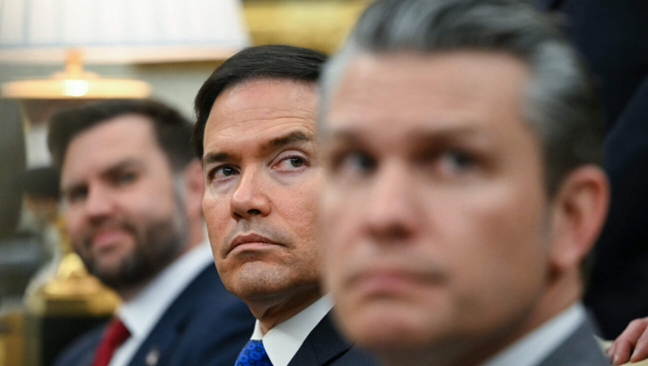 Secretary of State Marco Rubio (center) with Vice President JD Vance (left) and Secretary of Defense Pete Hegseth in the White House on March 3.