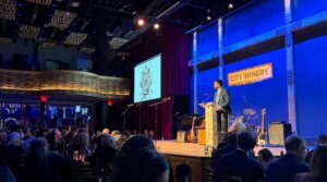 New York City Mayor Zohran Mamdani speaks during a Passover seder in Manhattan on March 30, 2026.