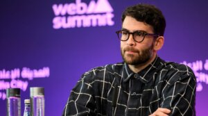 Hasan Piker attends a press conference during day three of Web Summit Qatar 2026 at the Doha Exhibition and Convention Center in Doha, Qatar, on February 3, 2026. (Noushad Thekkayil/NurPhoto via Getty Images)