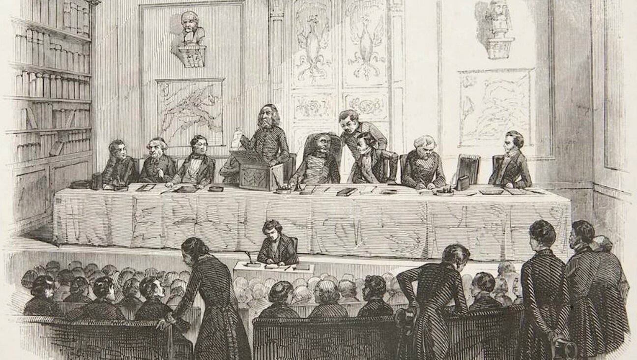 אַבֿרהם שטערן ווײַזט ווי עס פֿונקציאָנירט איינע פֿון זײַנע   רעכן־מאַשינען, , בערך די 1820ער יאָרן, אין וואַרשע