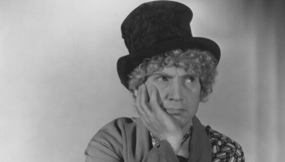 Harpo Marx, circa 1935. 