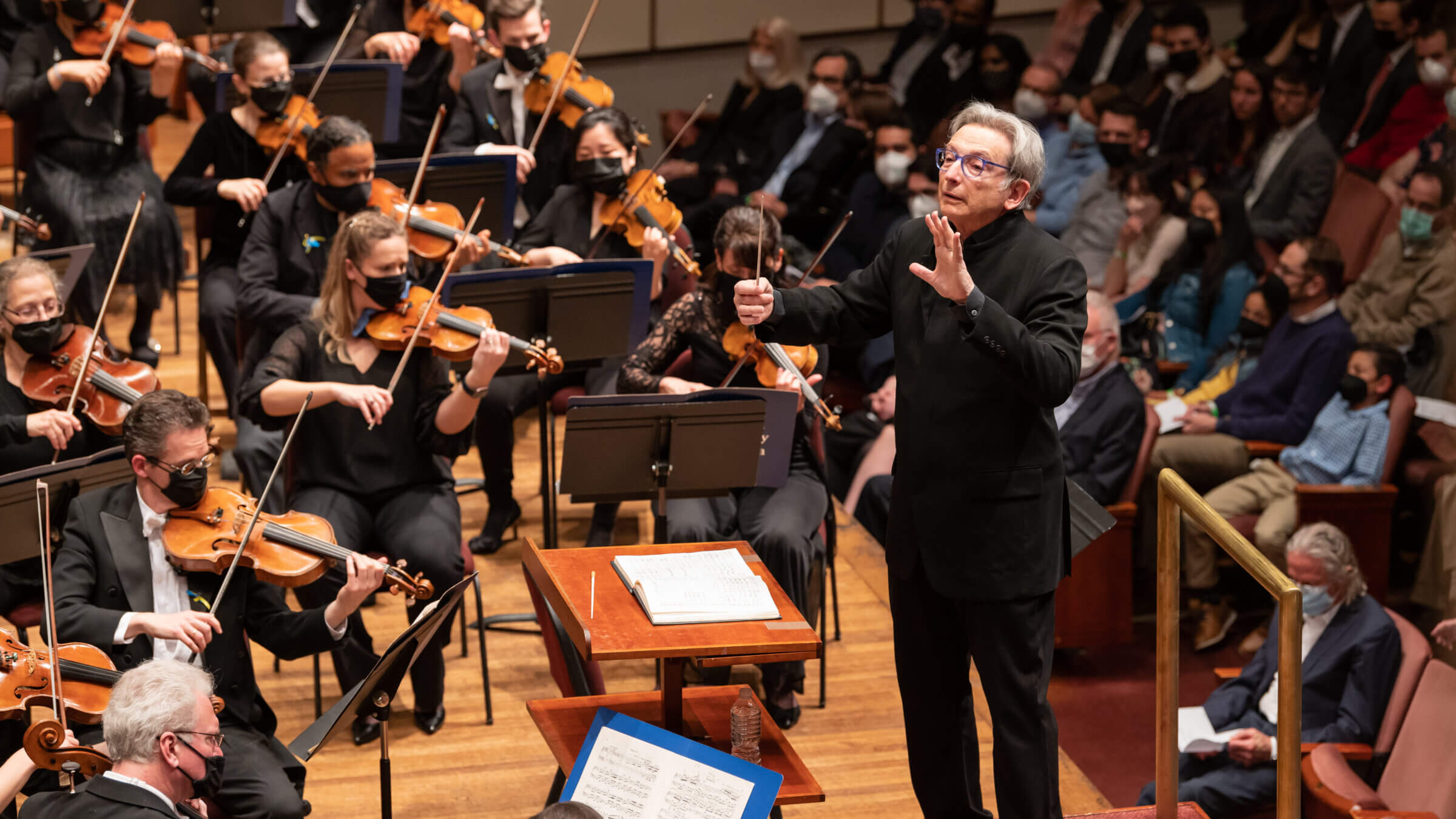 Michael Tilson Thomas conducts the National Symphony Orchestra and the Choral Arts Society of Washington.