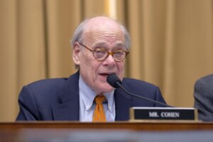 Rep. Steve Cohen (D-TN) questions Special Counsel Jack Smith as he testifies during a hearing before the House Judiciary Committee in January. 
