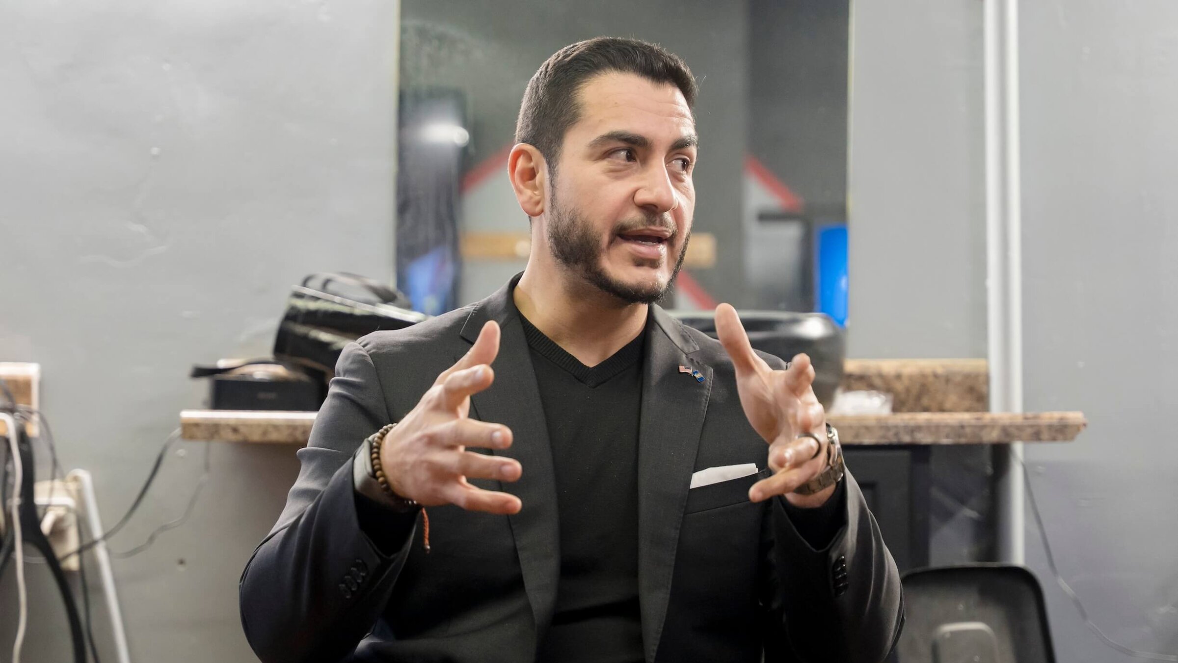 Michigan Senate candidate Abdul El-Sayed on Feb. 21. 