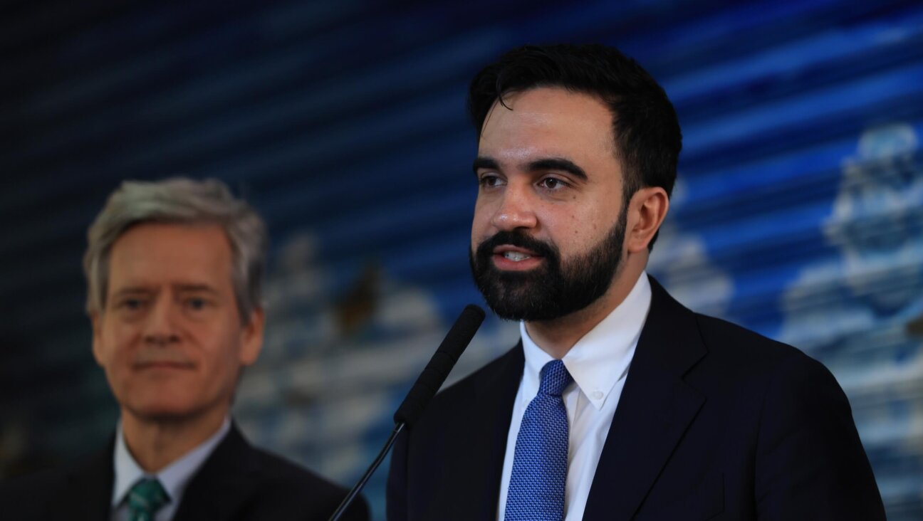 New York City Mayor Zohran Mamdani and Manhattan Borough President Brad Hoylman-Sigal on April 14. 