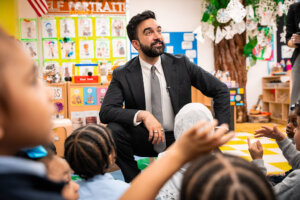New York City Mayor Zohran Mamdani at an event at a school in the Bronx on April 18.