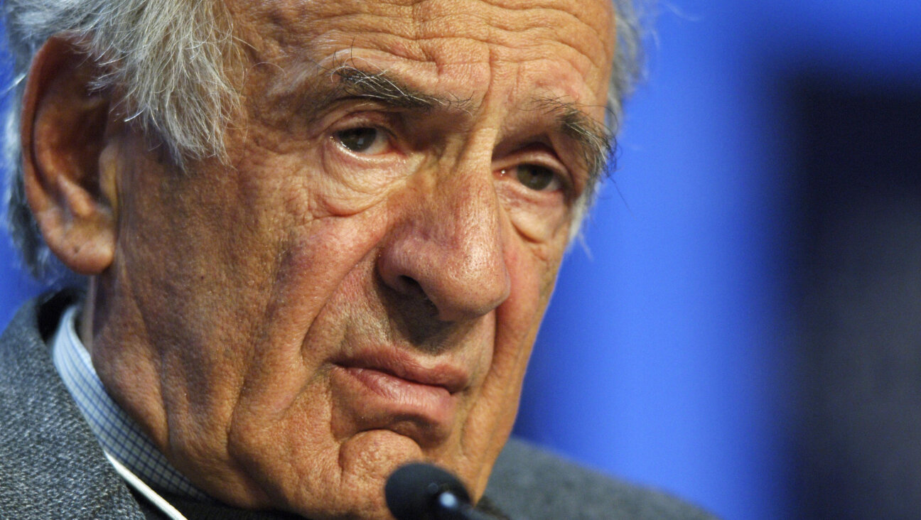 Elie Wiesel at the World Economic Forum in Davos, 2006.