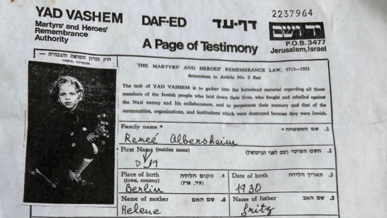 Renee Albersheim was murdered during the Holocaust. A Jewish couple in Florida has said the Mourner’s Kaddish for her daily for years.